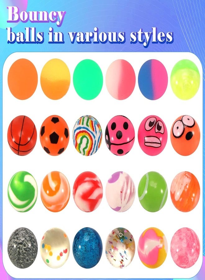 Promote Trader 10 pcs Colorful Small Bouncy Balls for Kids Aged 3+, Birthday Party Favors Variety Set for Prizes, Sensory Bins, School Classroom Activities (1.25 In/32 mm) - Image 3